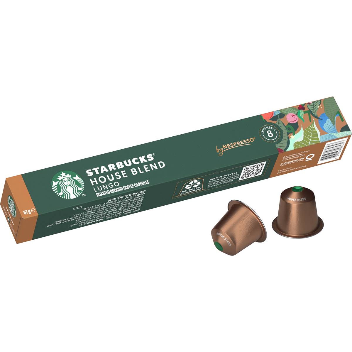 Starbucks By Nespresso House Blend Coffee Pods Capsules Pack