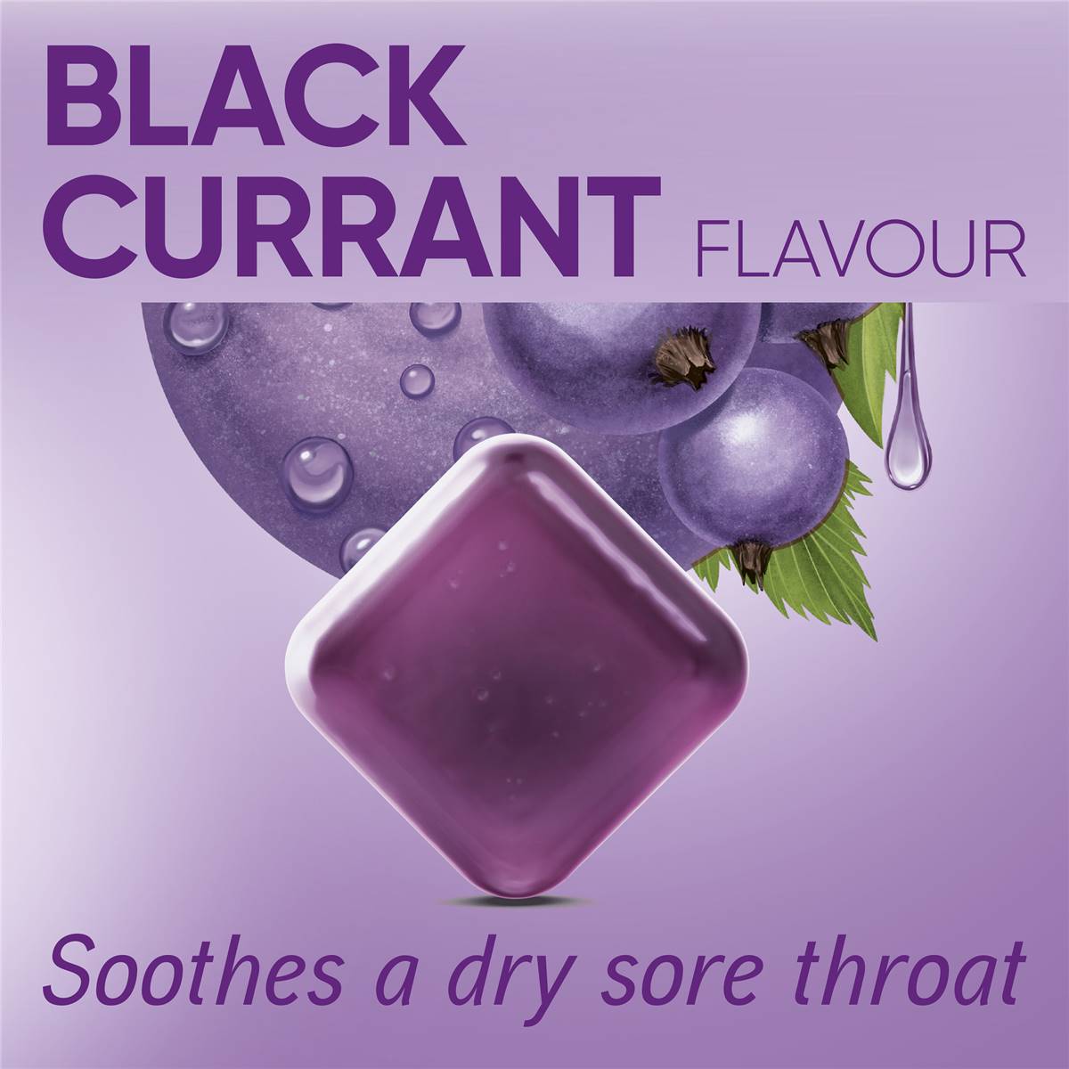 Nestle Soothers Throat Lozenges Blackcurrant Pack Woolworths