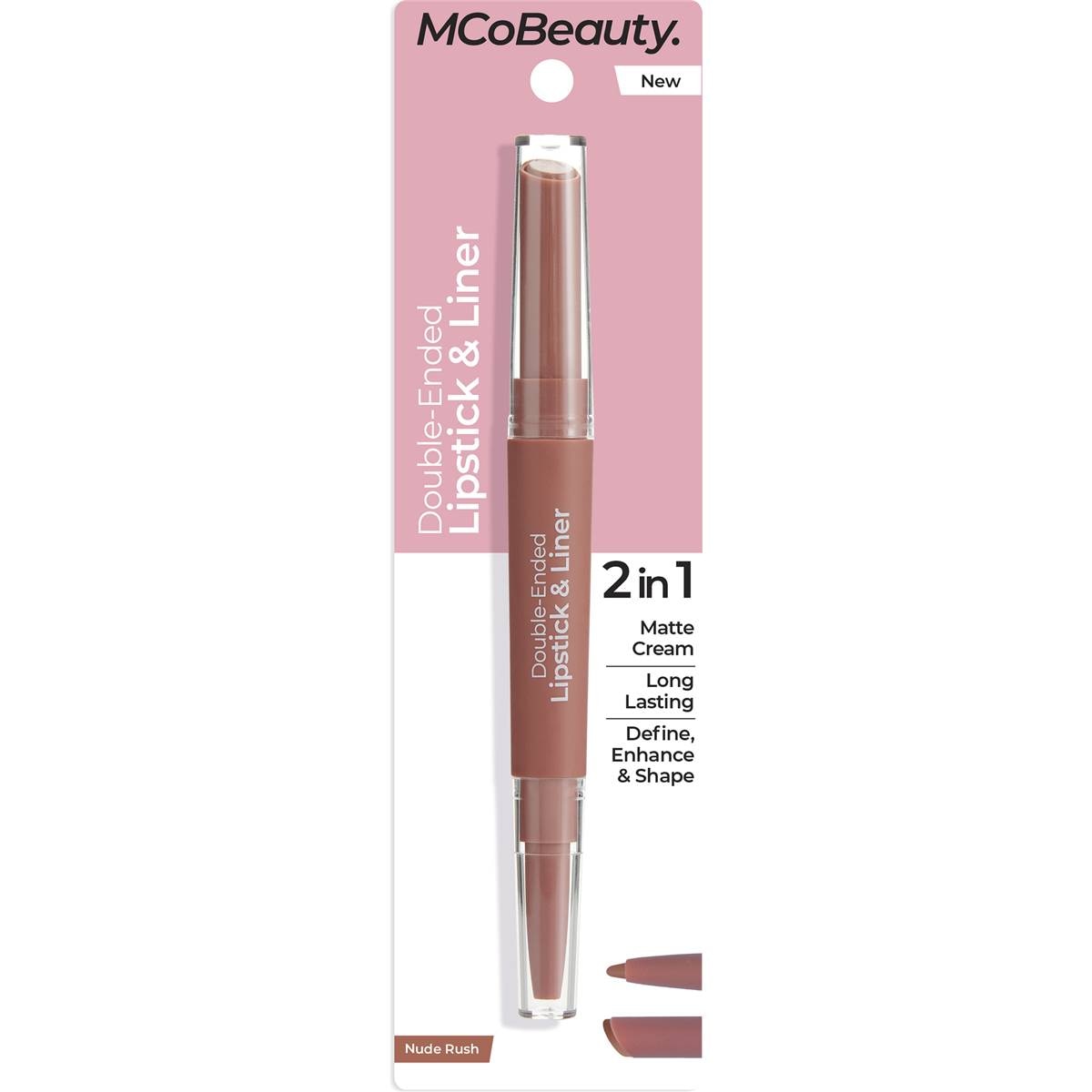 Mcobeauty Duo Lipstick Liner Nude Rush G Woolworths