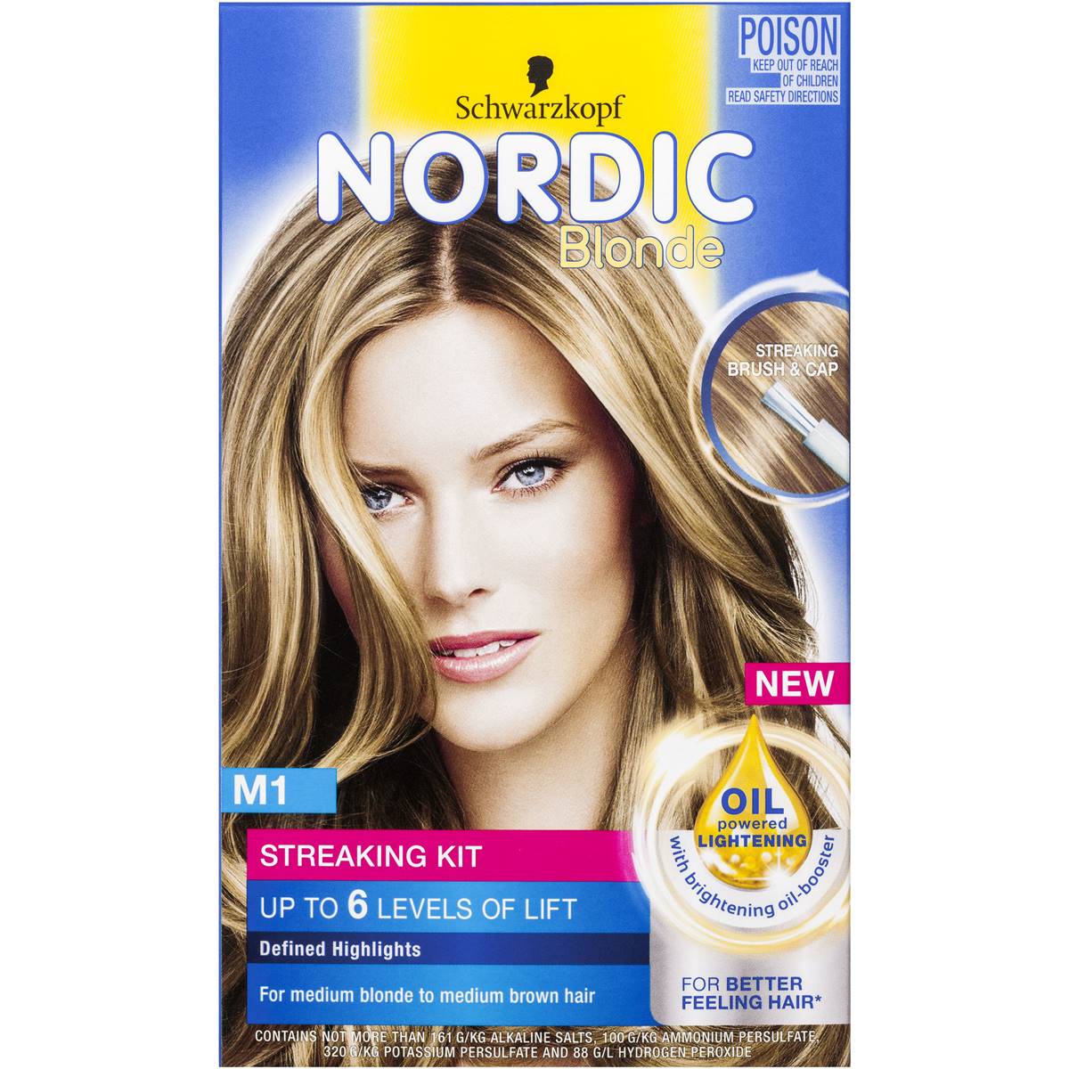 Schwarzkopf Noridc Blonde Colors Streak Kit M Ultra Each Woolworths