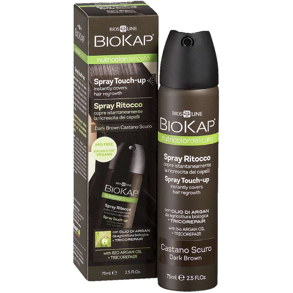 Biokap Spray Touch Up Dark Brown Woolworths