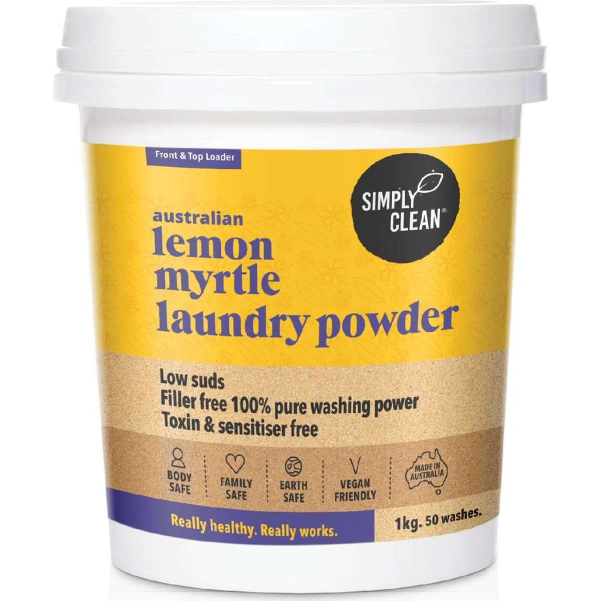 Simply Clean Lemon Myrtle Laundry Powder 1kg Woolworths