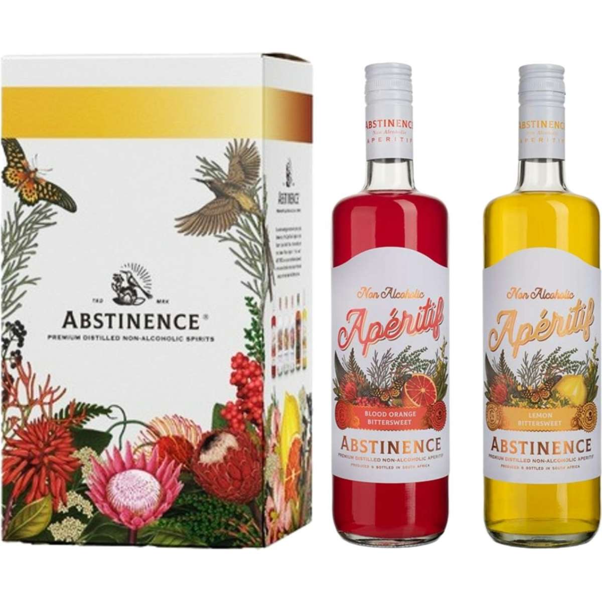 Gift Pack Duo Abstinence Blood Orange And Lemon 0 Aperitif 750ml