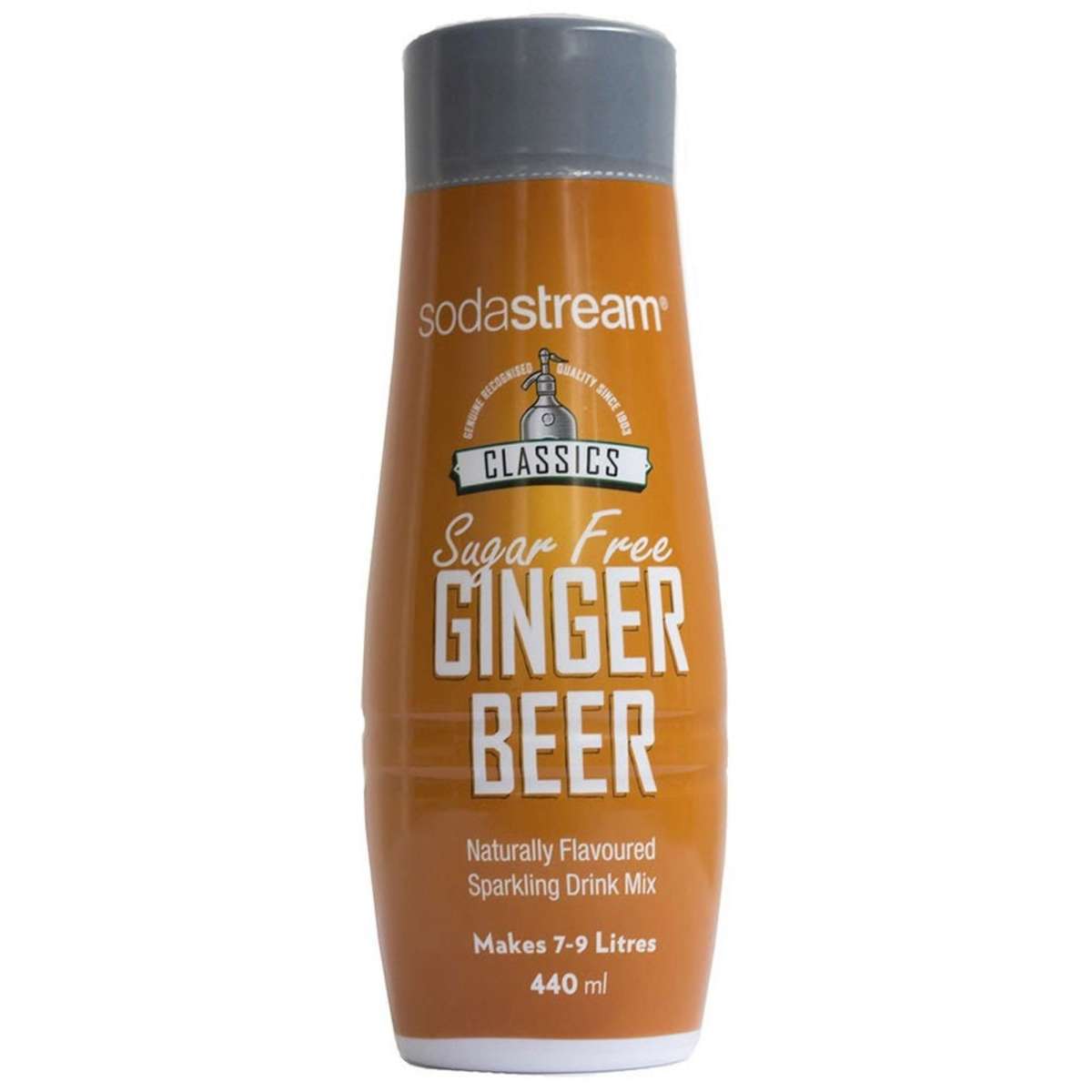 SodaStream Classics Sugar Free Ginger Beer 440mL Woolworths