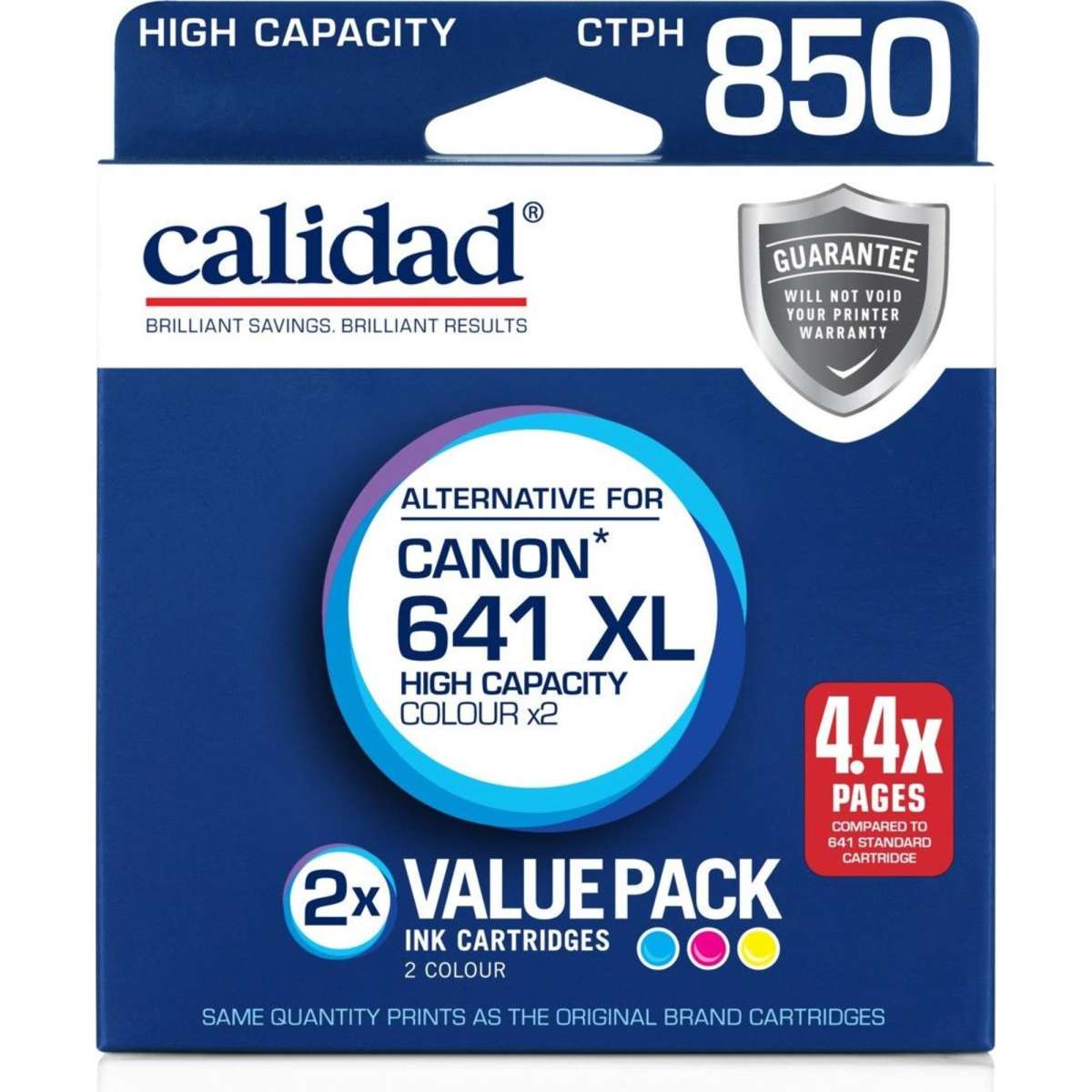 Calidad Canon 641 XL Colour Twin Pack Woolworths