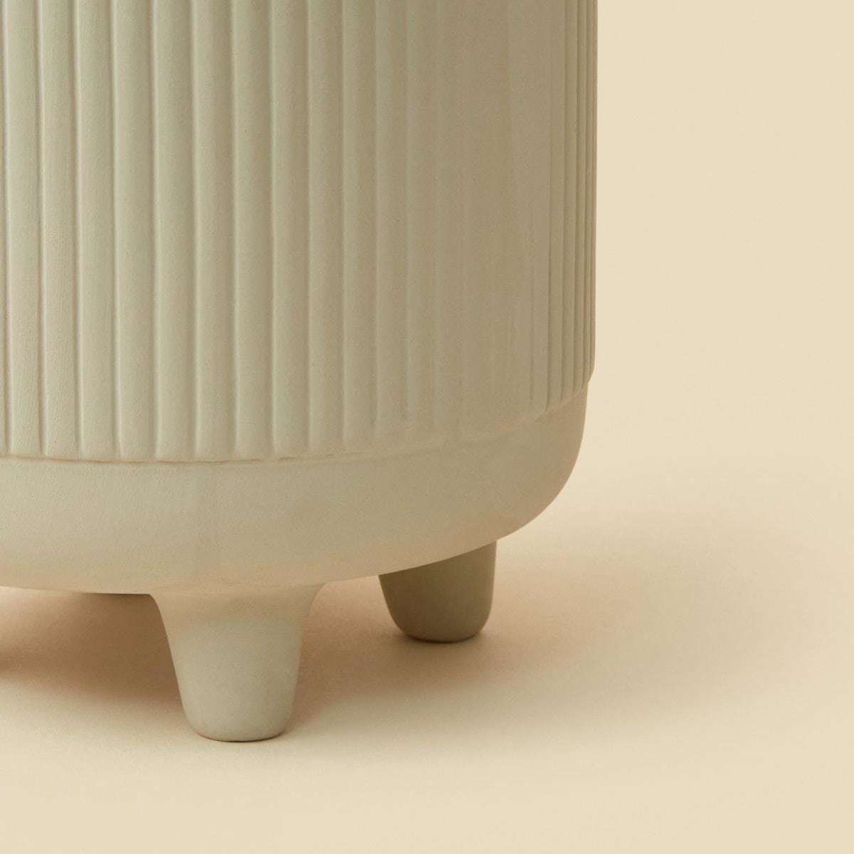 Openook Small Ceramic Pot With Legs White Woolworths