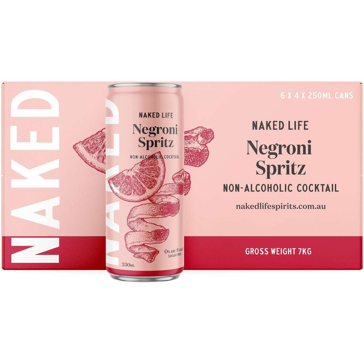 Naked Life Non Alcoholic Cocktail Negroni Spritz Ntuc Fairprice Hot