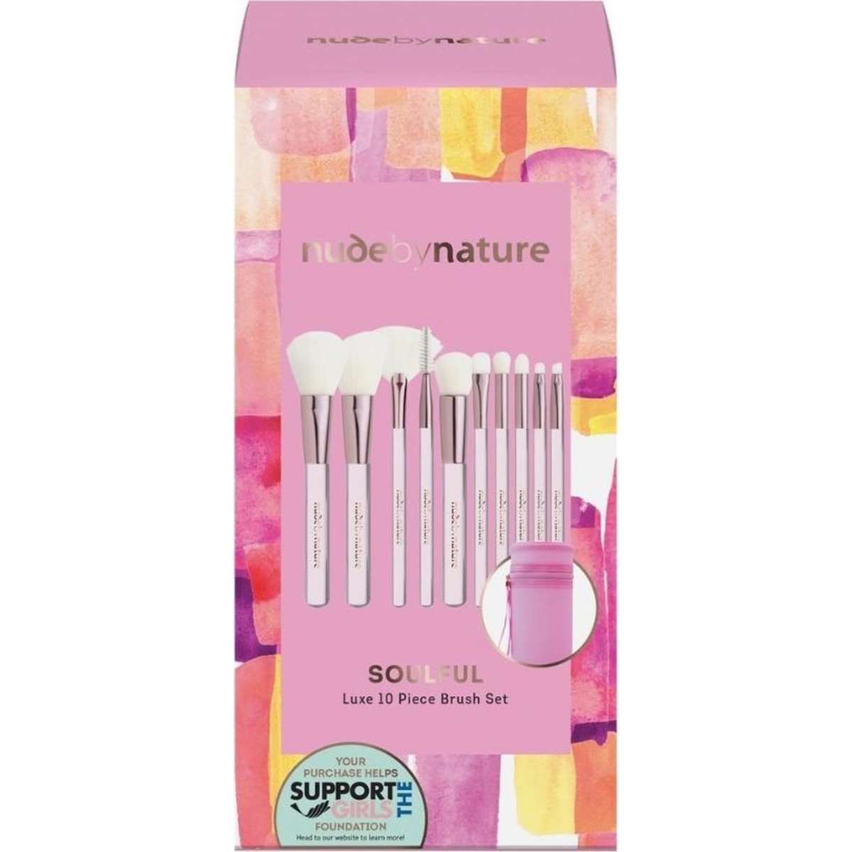 Nude By Nature Soulful Piece Brush Set Woolworths