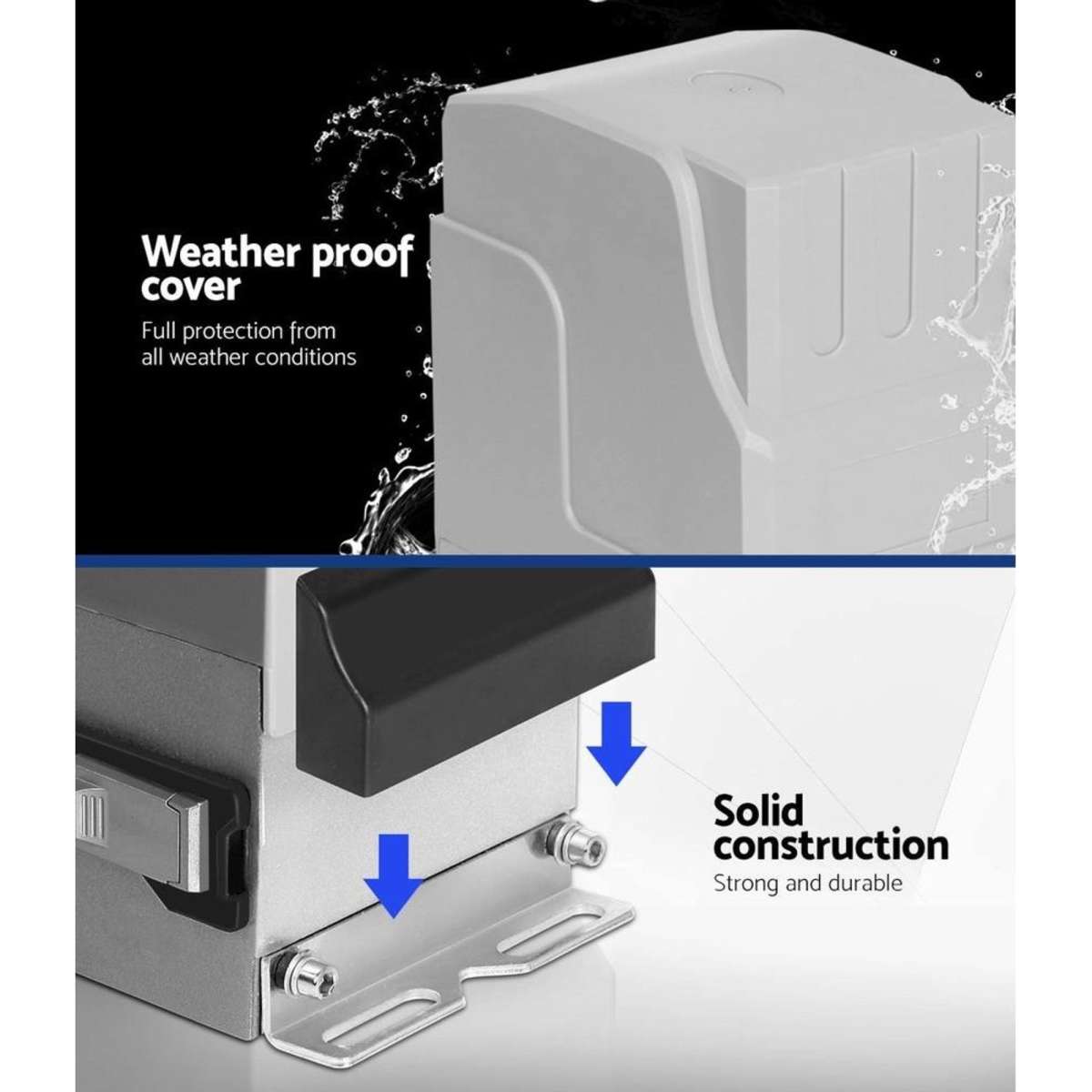 Lockmaster Automatic Sliding Gate Opener Kit 6M 1800KG Woolworths