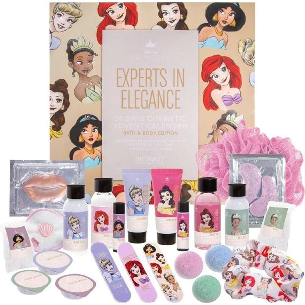 Mad Beauty Disney Pure Princess 24 Day Beauty Set Advent Calendar