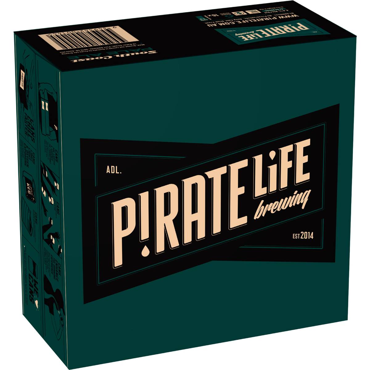 Pirate Life Brewing South Coast Pale Ale Can 355ml Woolworths