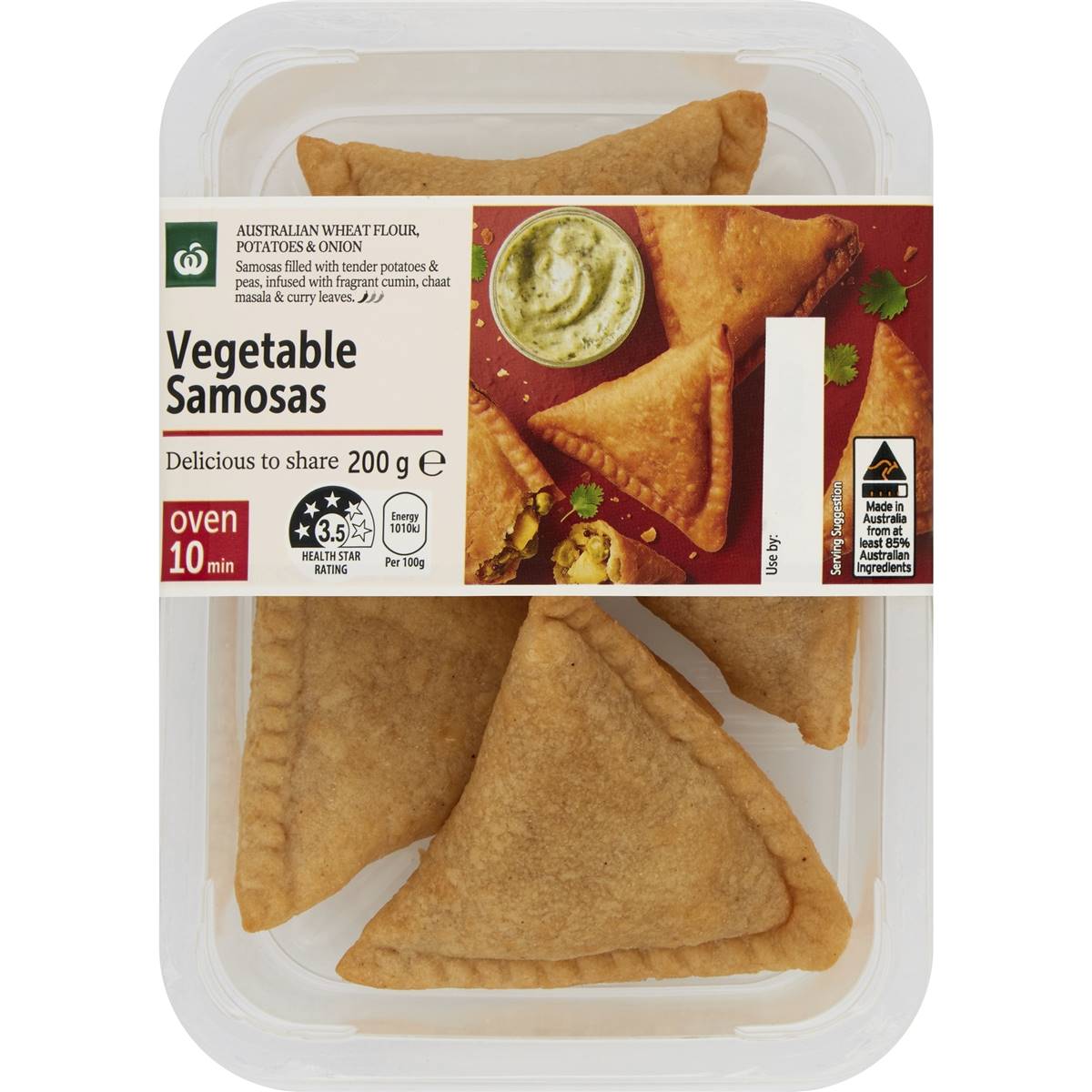 Woolworths Vegetable Samosas 200g Woolworths