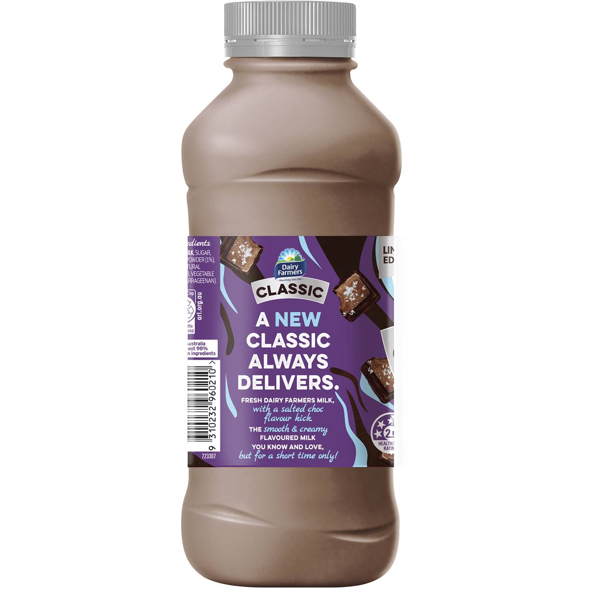 Dairy Farmers Classic Salted Chocolate 500ml Woolworths