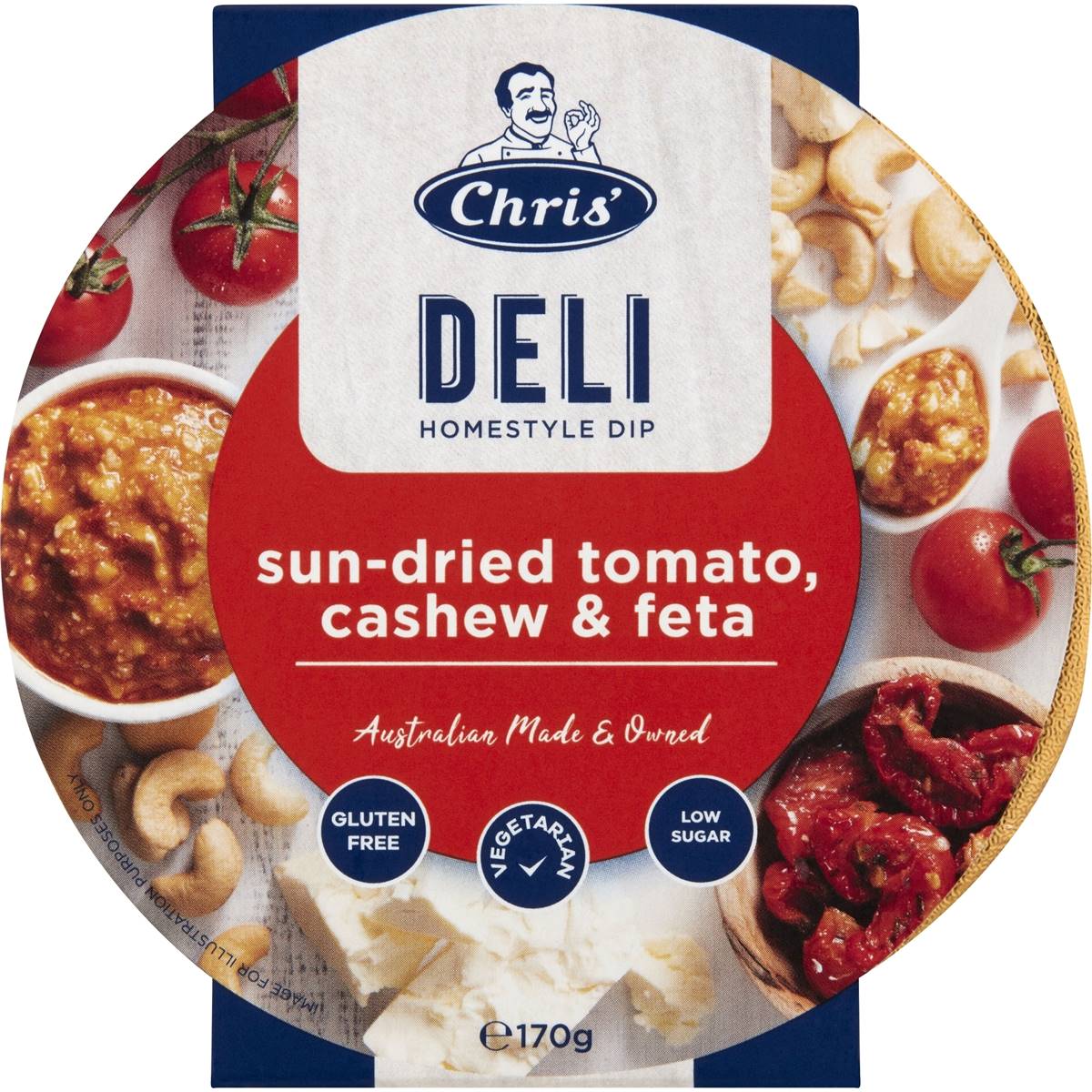 Chris Sundried Tomato Cashew Feta G Woolworths