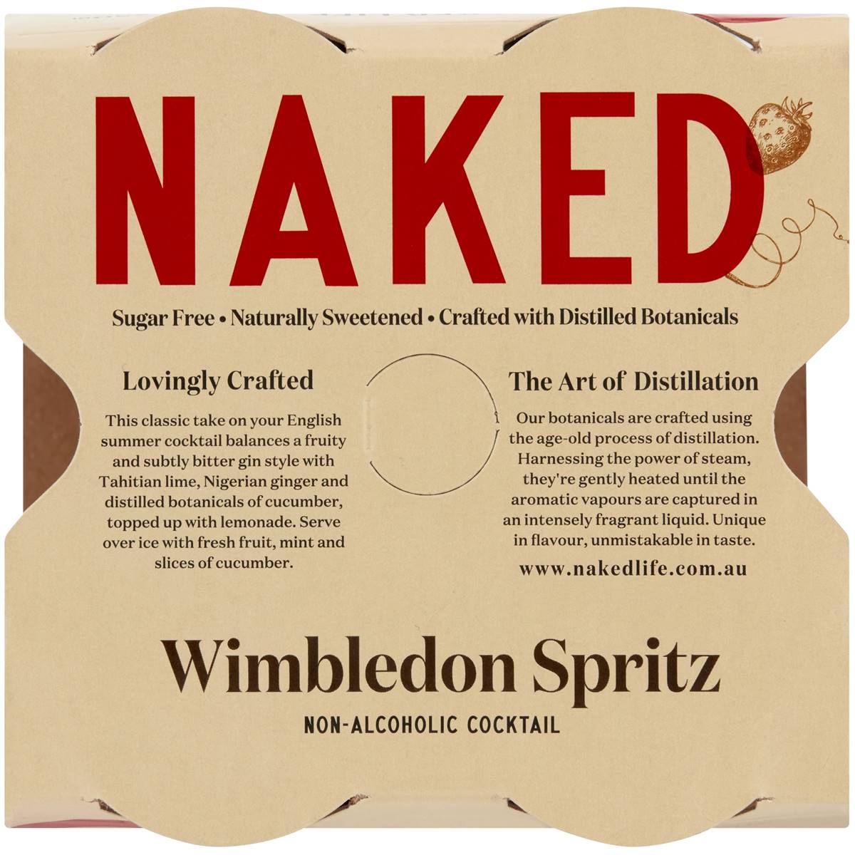 Naked Life Non Alcoholic Wimbledon Spritz Ml X Pack Woolworths