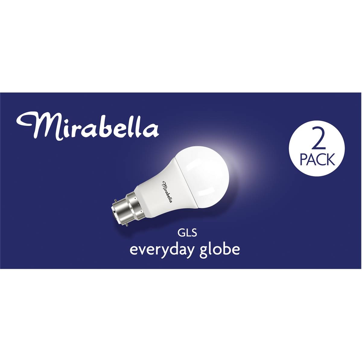 Mirabella Led Gls Bc W Lm Warm White Pack Woolworths