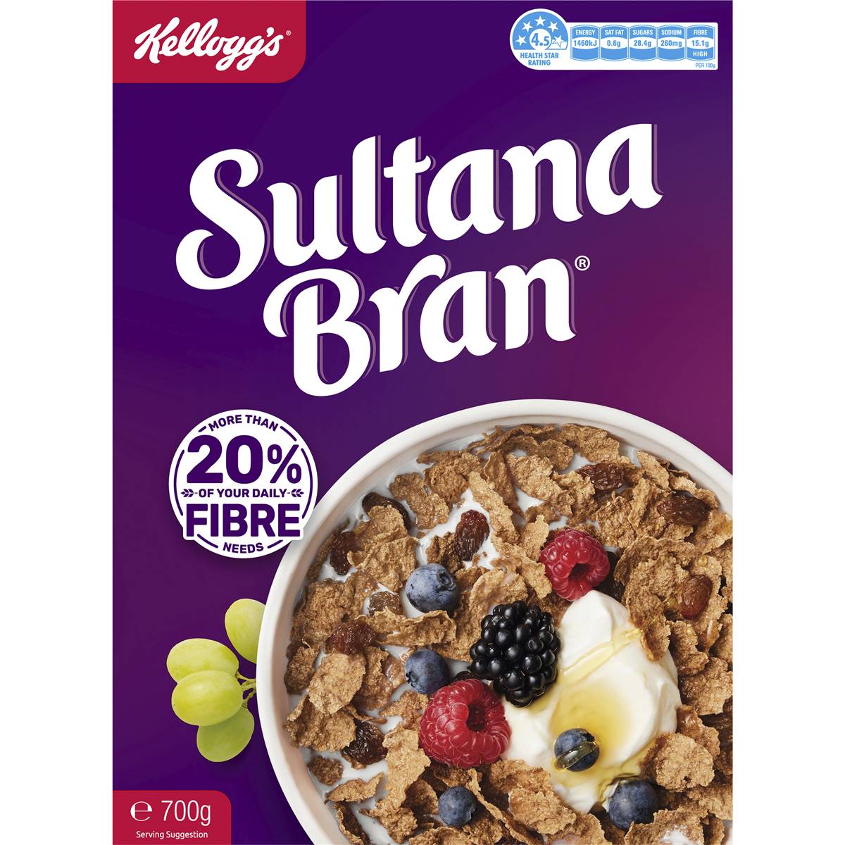 Kellogg S Sultana Bran Breakfast Cereal G Woolworths