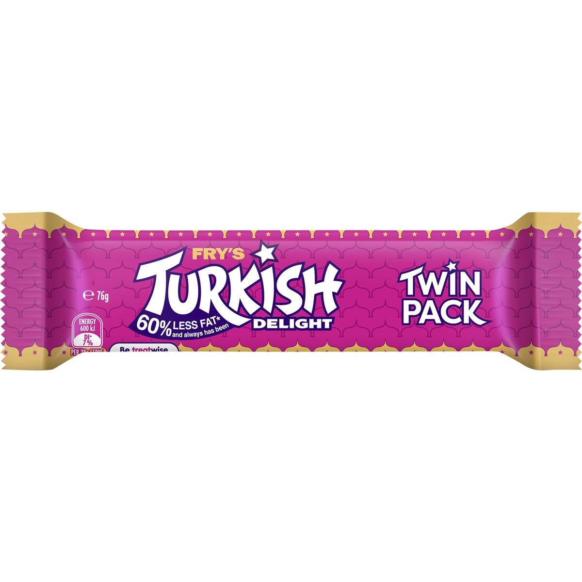 Cadbury Fry S Turkish Delight Twin Pack Chocolate Bar G Woolworths