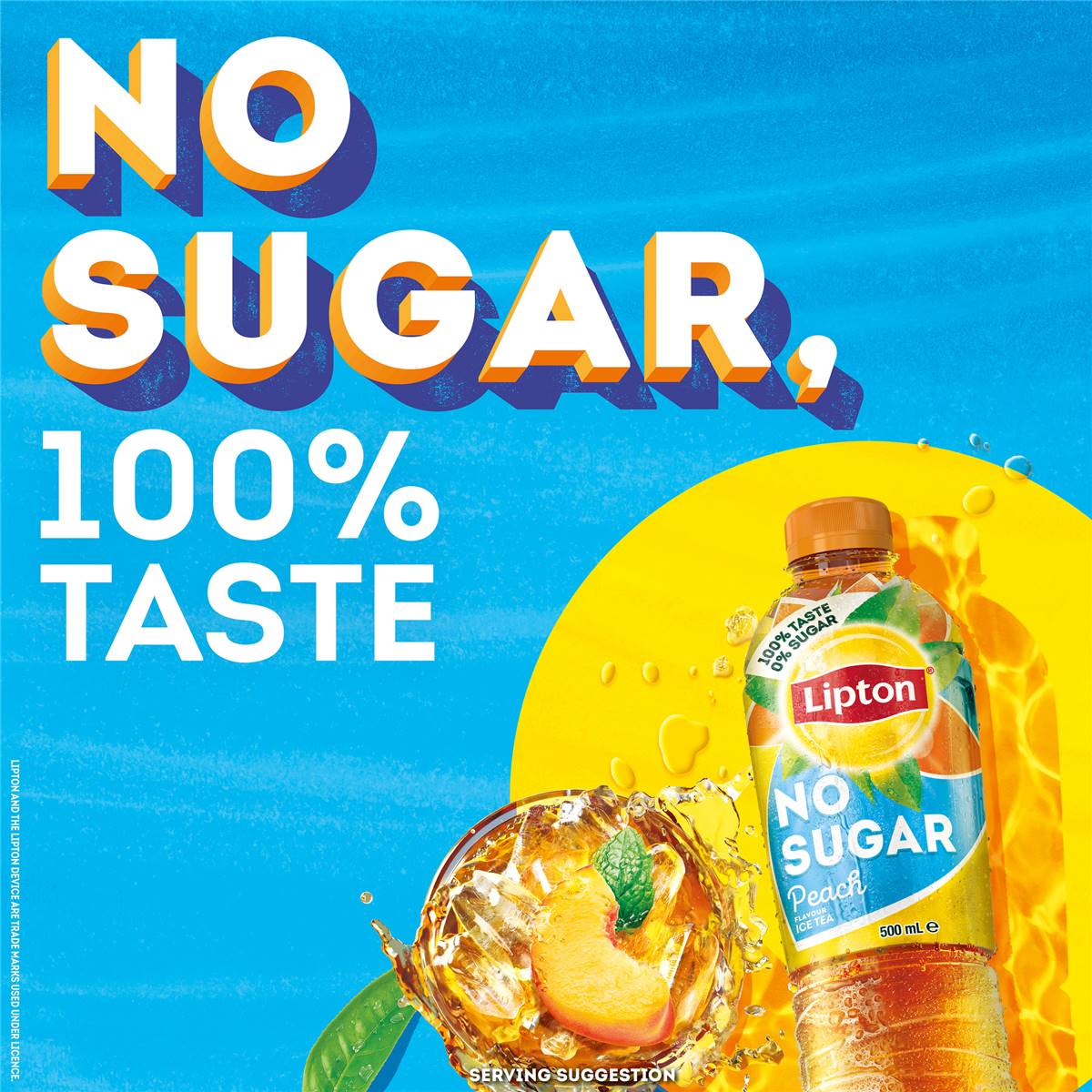 Lipton Ice Tea No Sugar Peach Tea Iced Tea Bottle 1 5l Woolworths