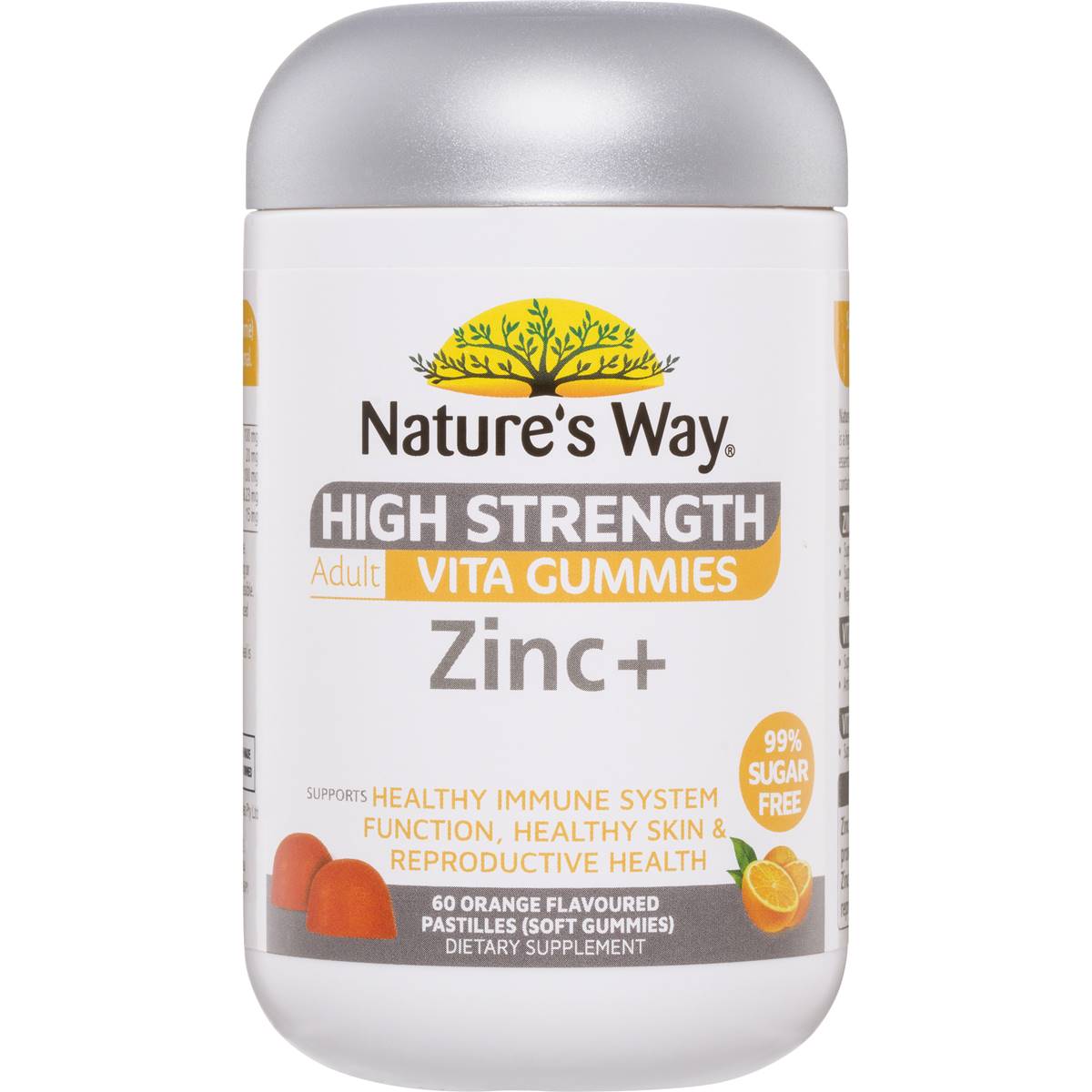 Nature S Way High Strength Zinc Adult Vita Gummies Pack Woolworths