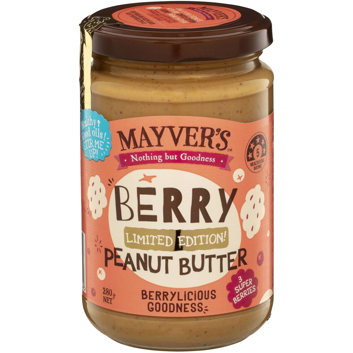 Mayver S Peanut Butter Berry G Woolworths