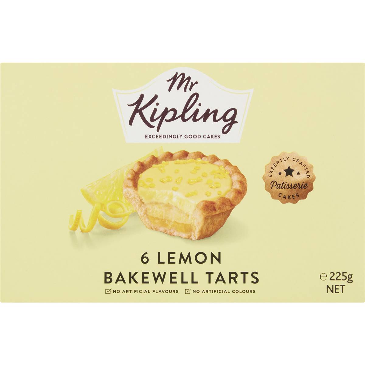 Mr Kipling Lemon Bakewell Tarts 6 Pack Woolworths