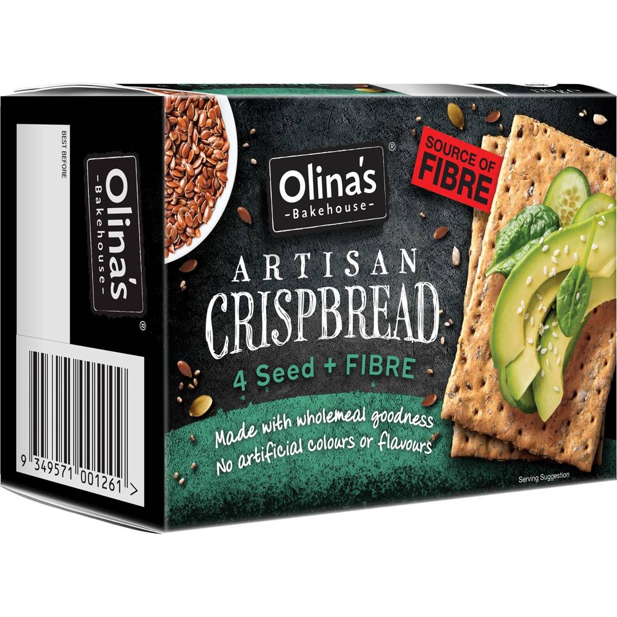 Olina S Artisan Crispbread Seed Fibre G Woolworths