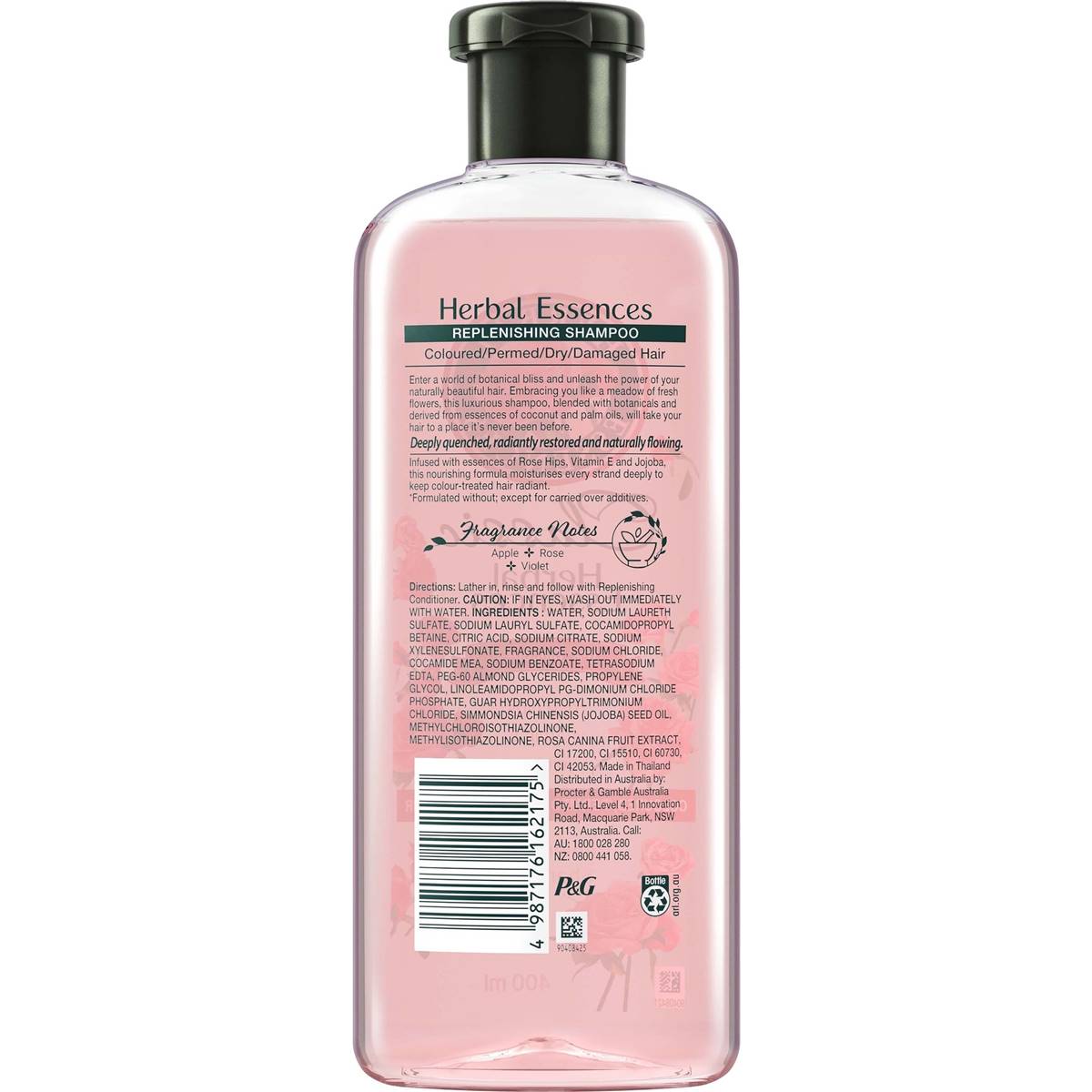 Herbal Essences Classic Rosehip Shampoo 400ml Woolworths