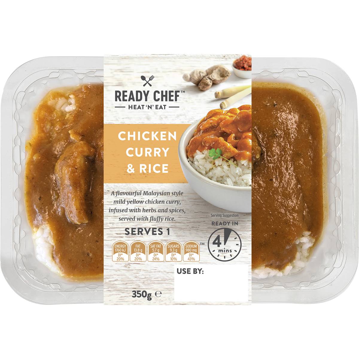 Ready Chef Chicken Curry Rice G Woolworths