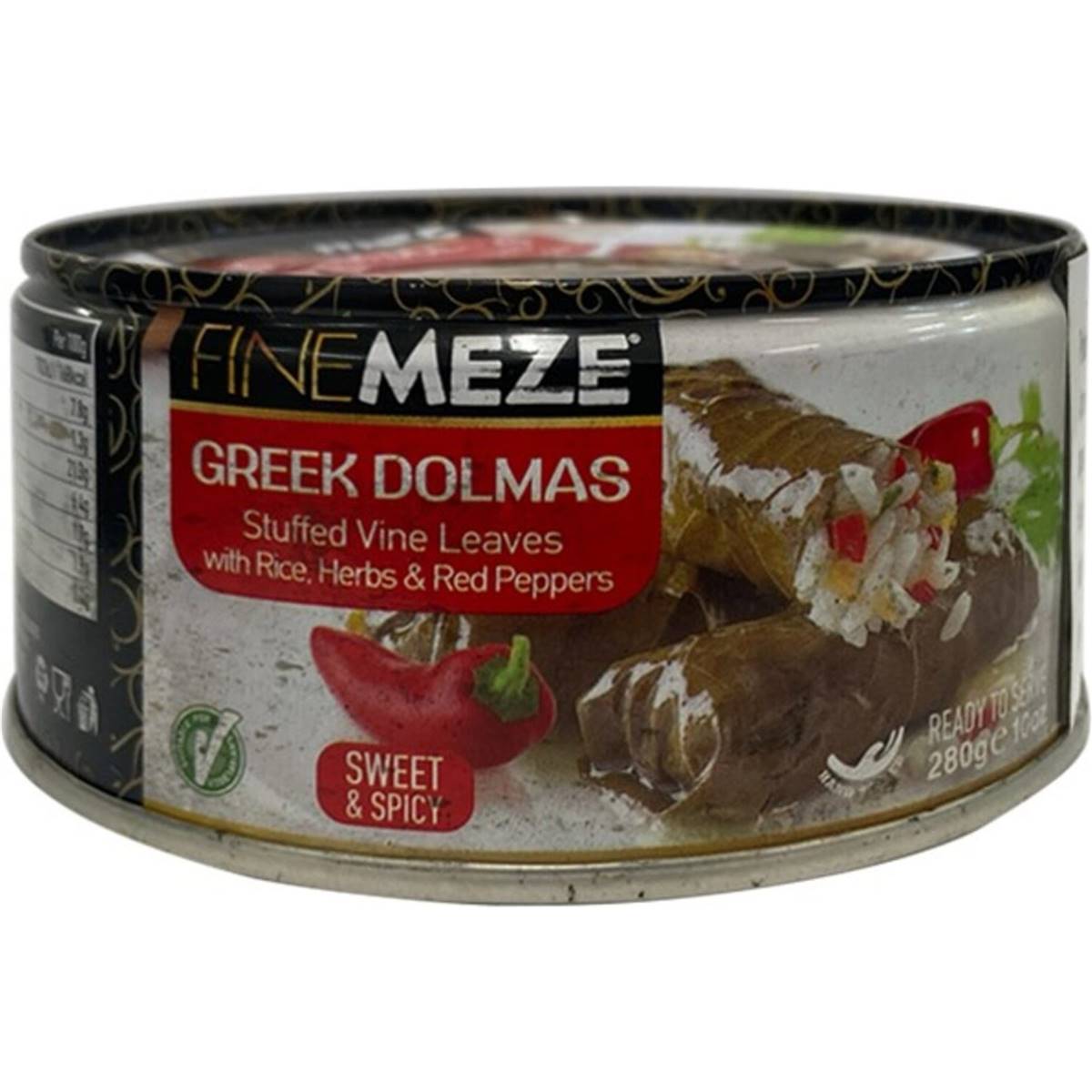 Fine Meze Greek Dolmas Stuffed Vine Leaves 280g Woolworths