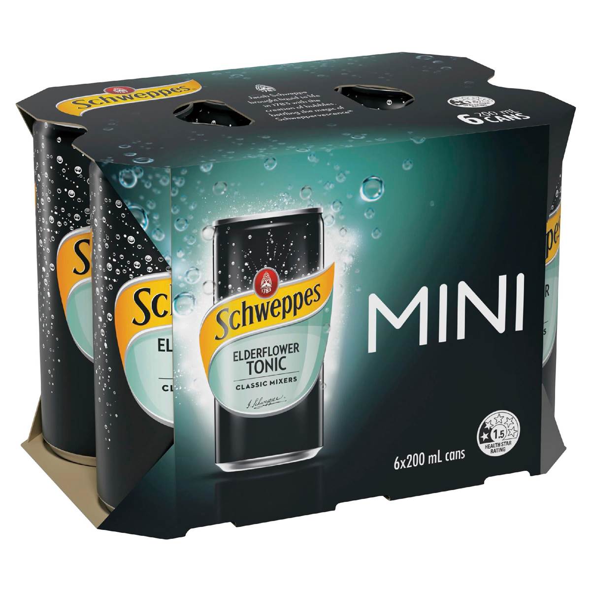 Schweppes Elderflower Tonic Water Multipack Ml X Pack Woolworths