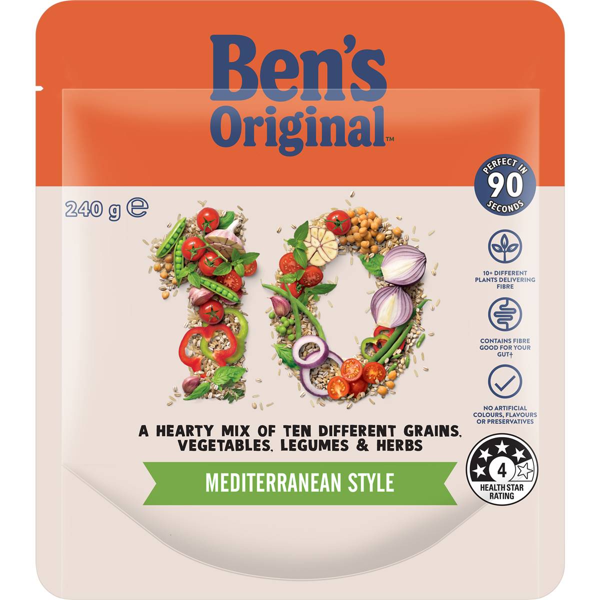 Ben S Original Microwave Rice Mediterranean Style G Woolworths