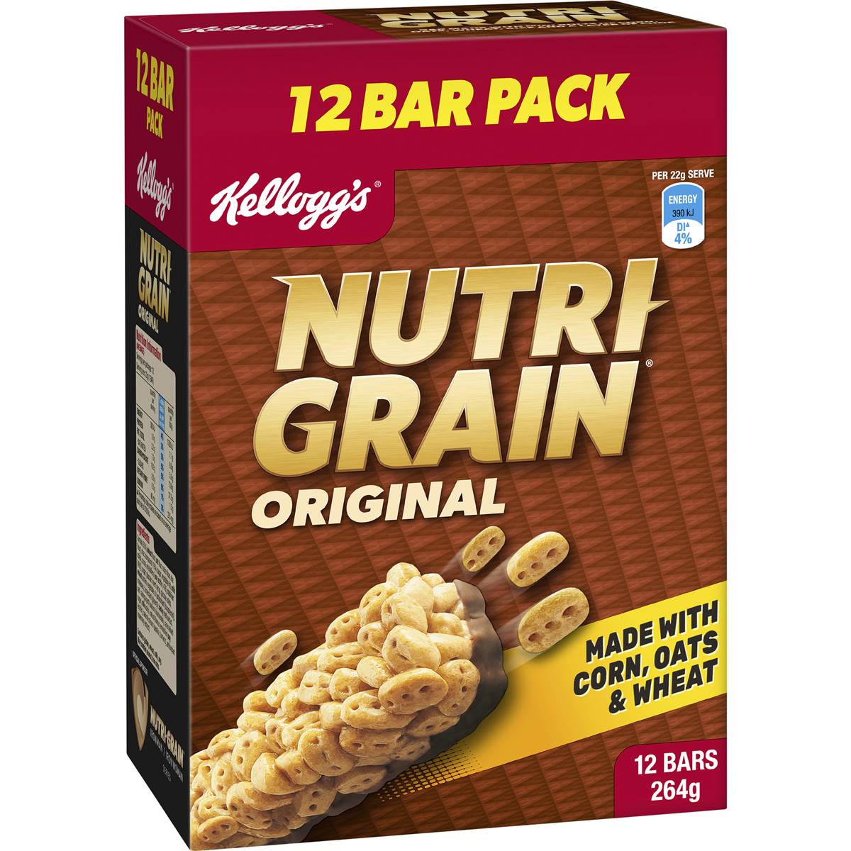 Kellogg S Nutri Grain Bars Original 12 Pack Woolworths