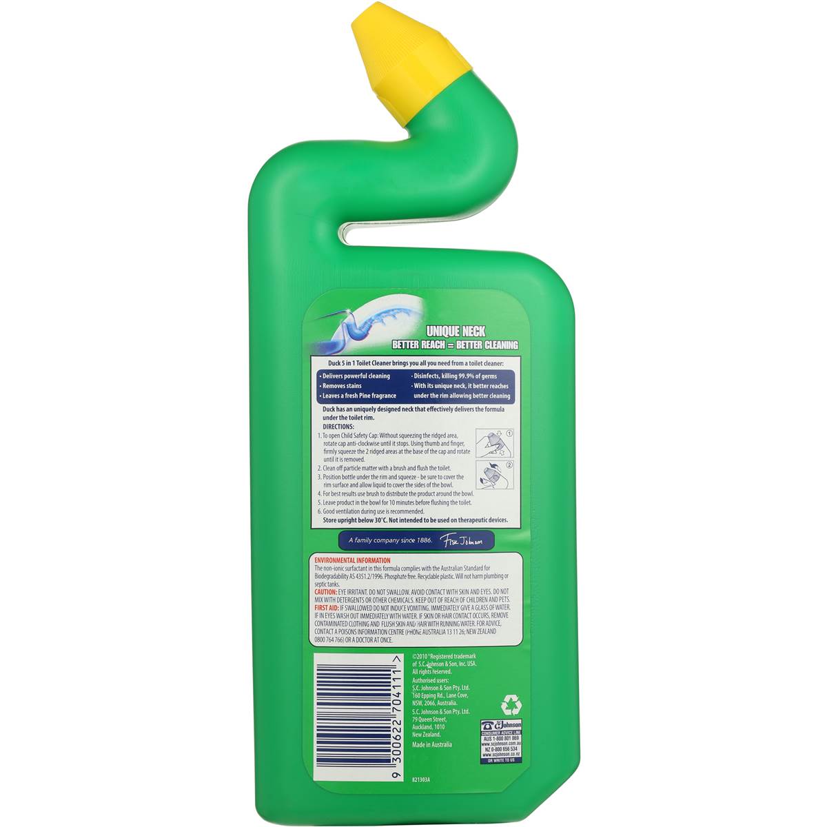 Duck In Toilet Cleaner Fresh Pine Ml Woolworths