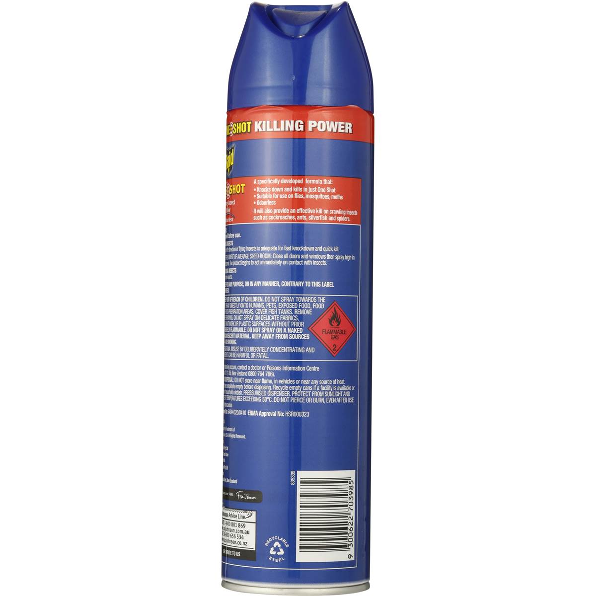 Raid Insect Spray One Shot Flying Insect Killer Odourless G Woolworths