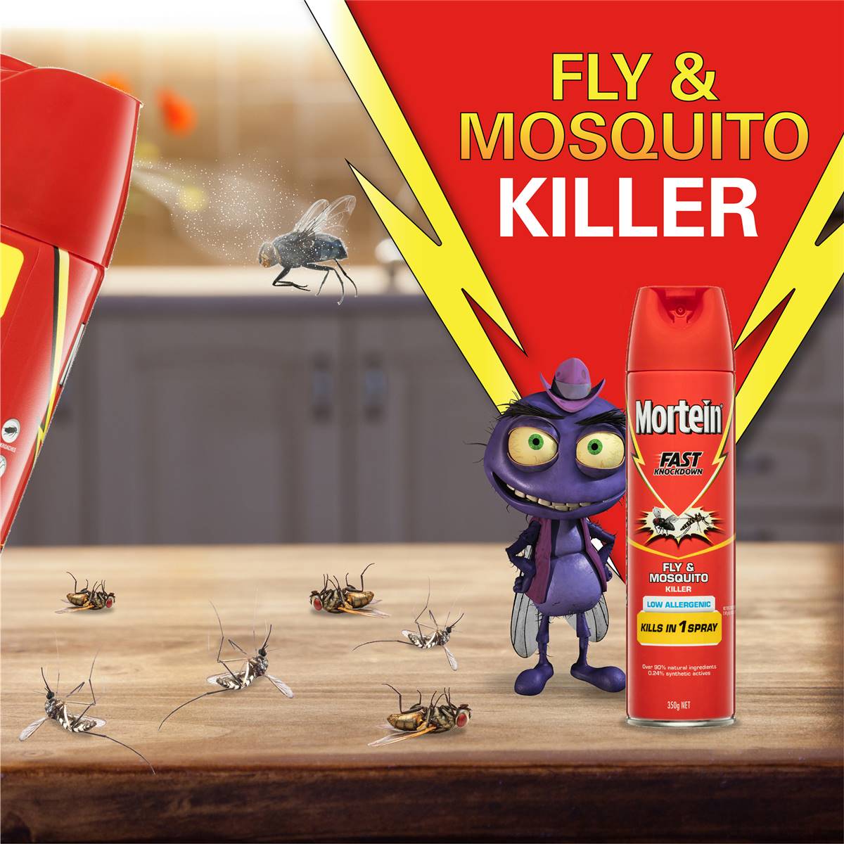 Mortein Fast Knockdown Flying Killer Low Allergenic G Woolworths