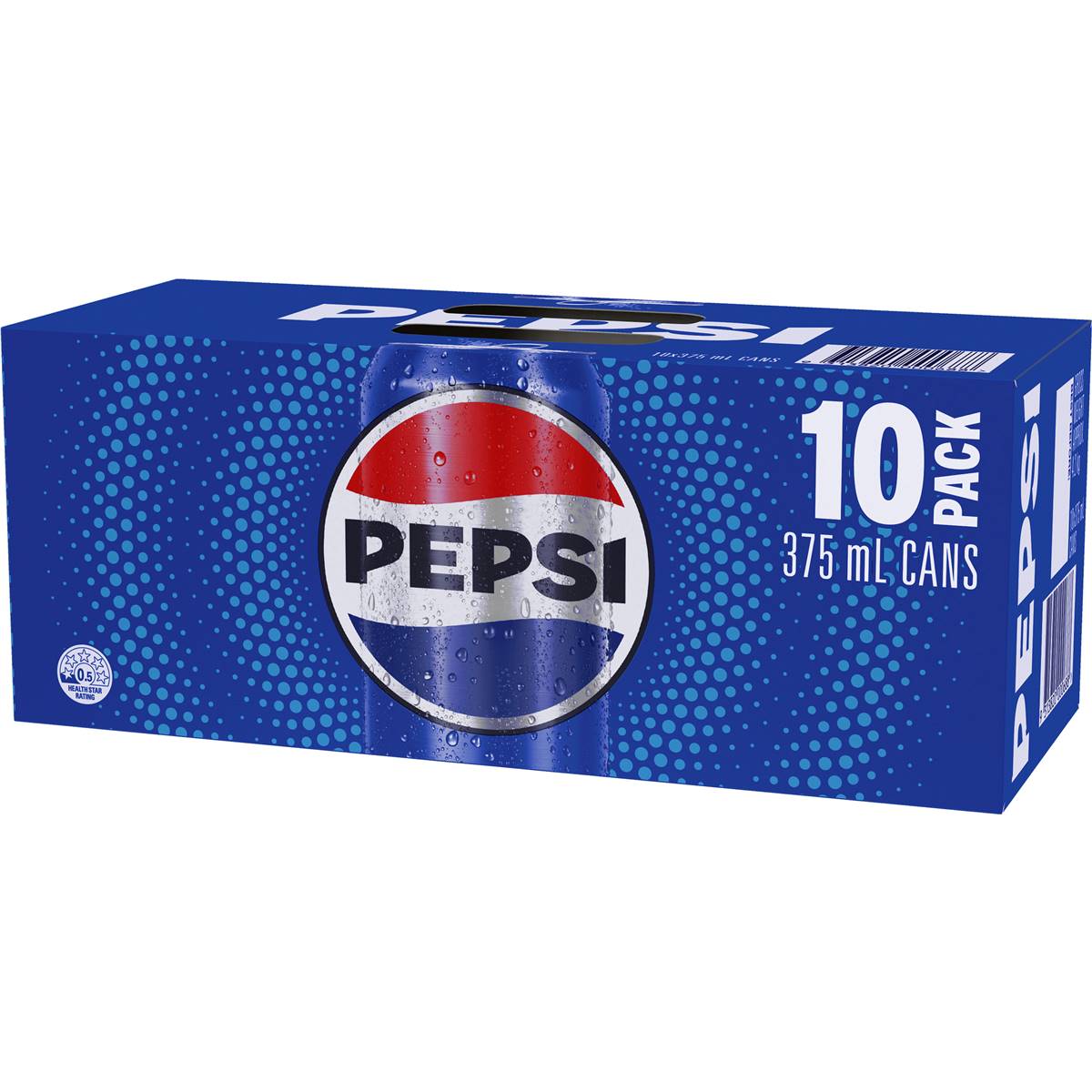 Pepsi Cola Soft Drink Cans Multipack 375ml X 10 Pack Woolworths