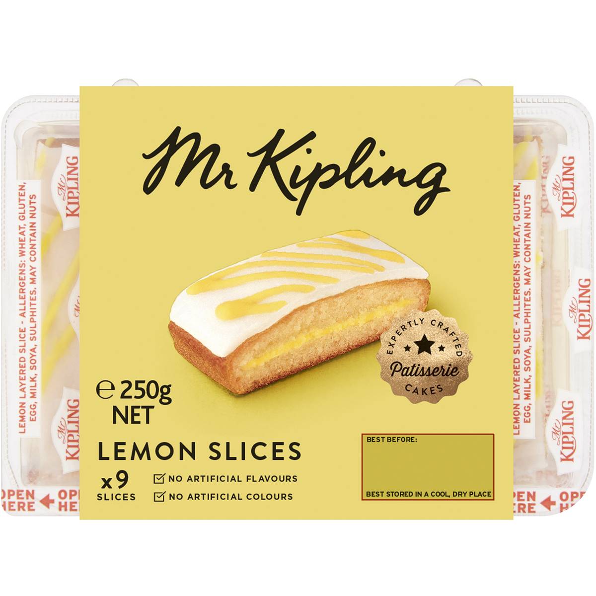 Mr Kipling Lemon Snack Pack 9 Pack Woolworths