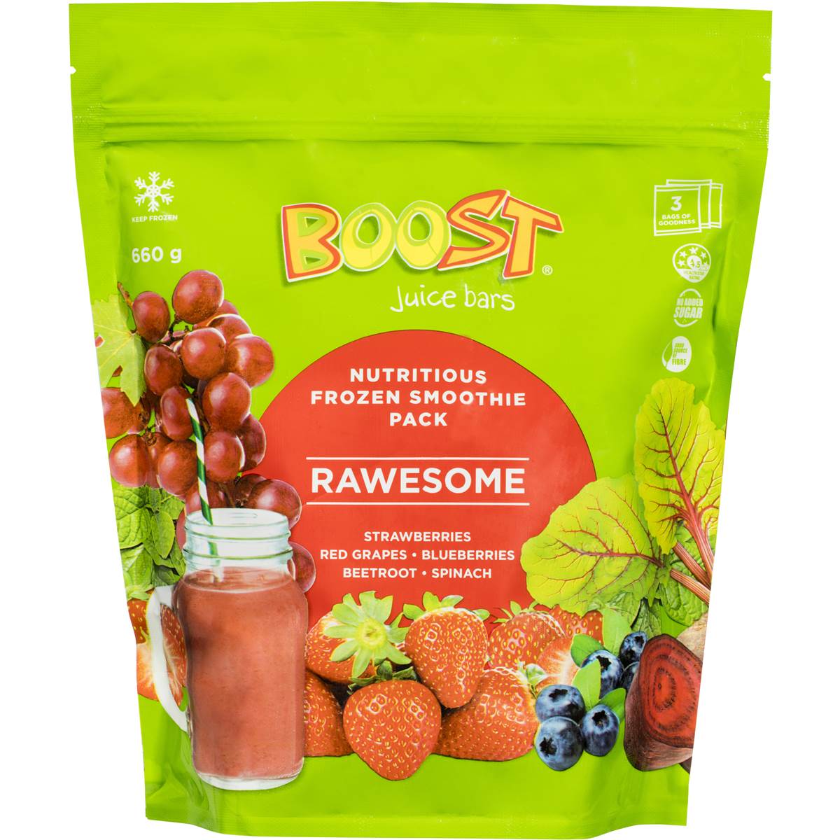 Boost Smoothie Mix Rawesome 3 Pack Woolworths