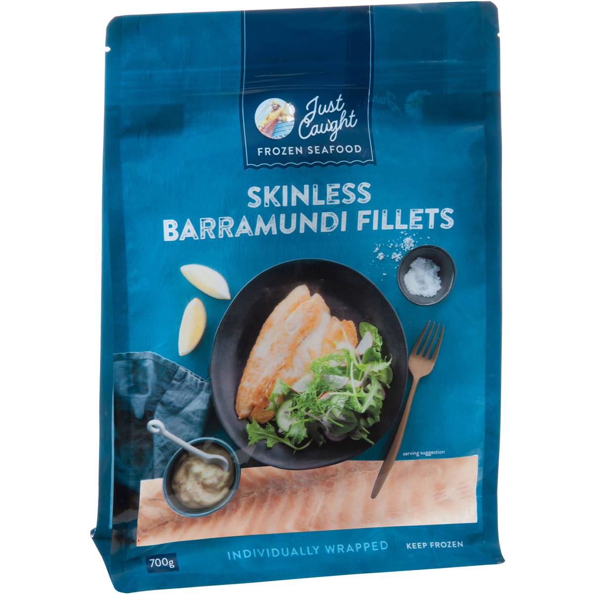 Just Caught Barramundi Skinless Fillets 700g Woolworths