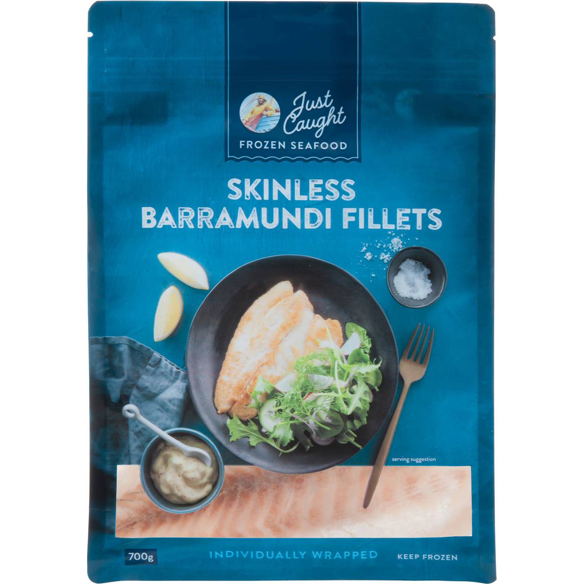 Just Caught Barramundi Skinless Fillets 700g Woolworths