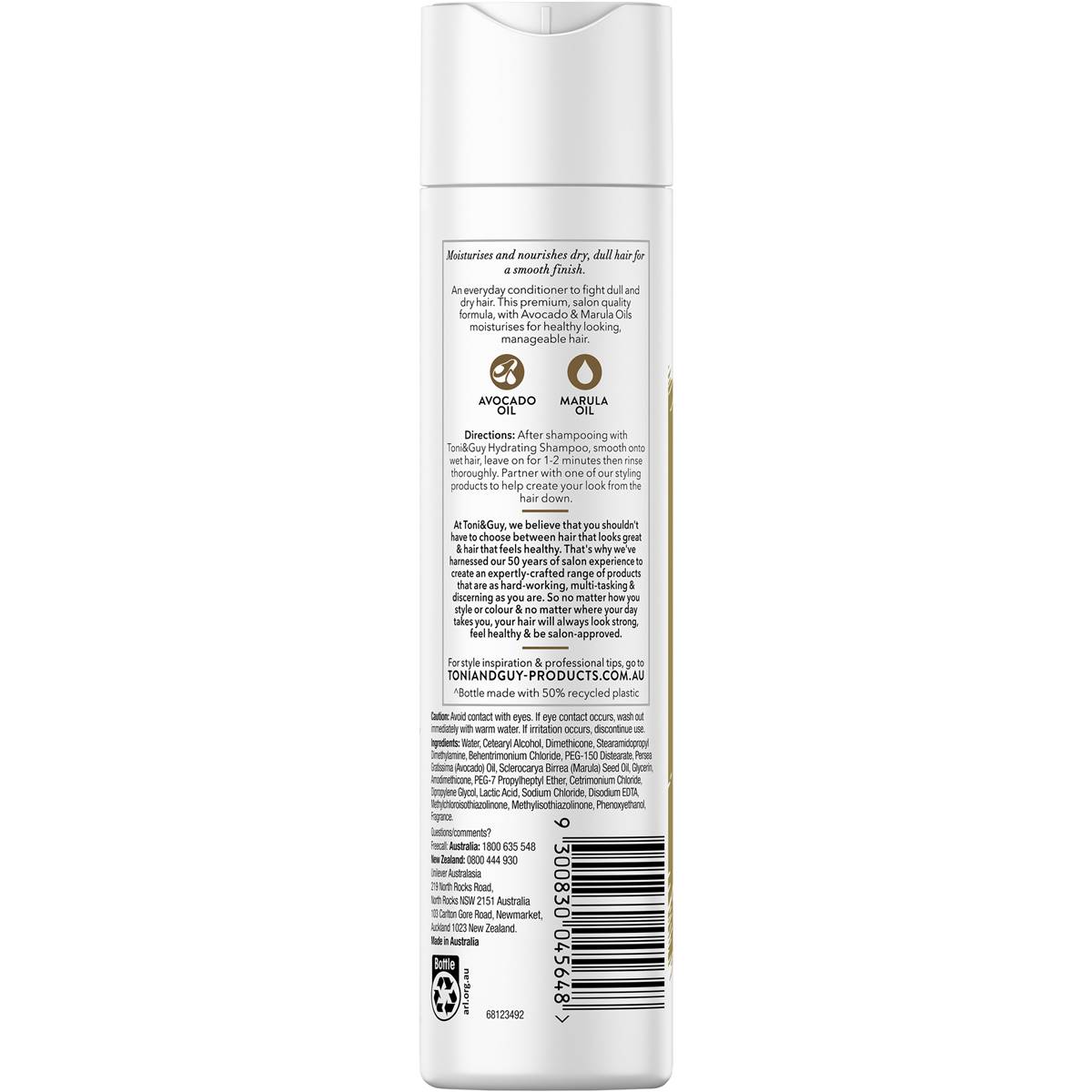 Toni Guy Hydrating Conditioner 250ml Woolworths