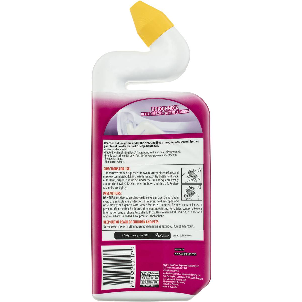 Duck Deep Action Toilet Cleaning Gel Ml Woolworths