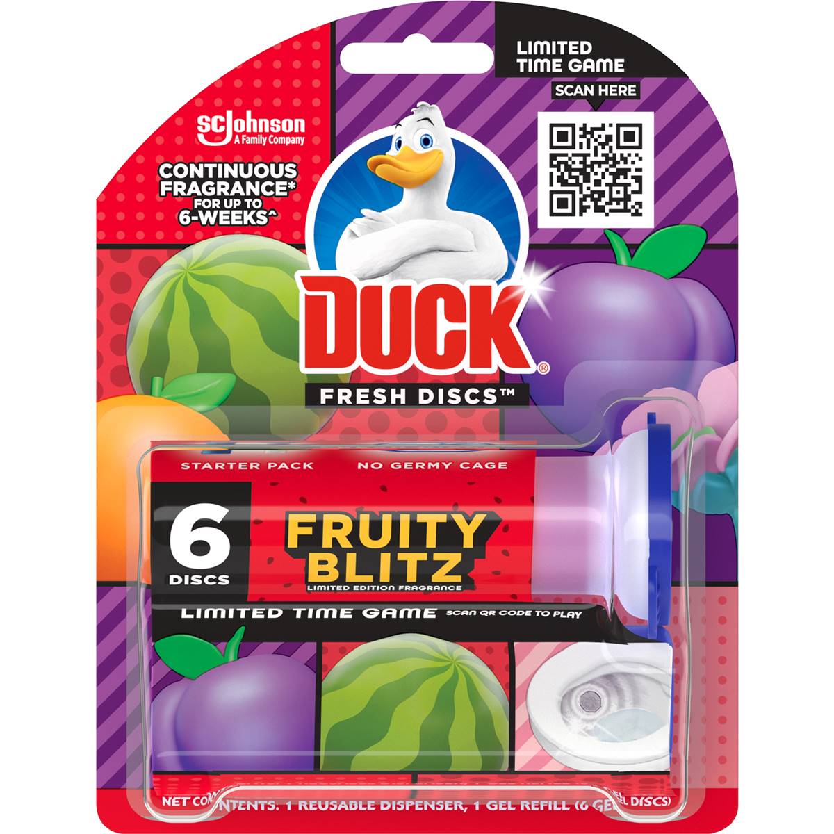 Duck Fresh Discs Toilet Cleaner Limited Edition Ml Woolworths