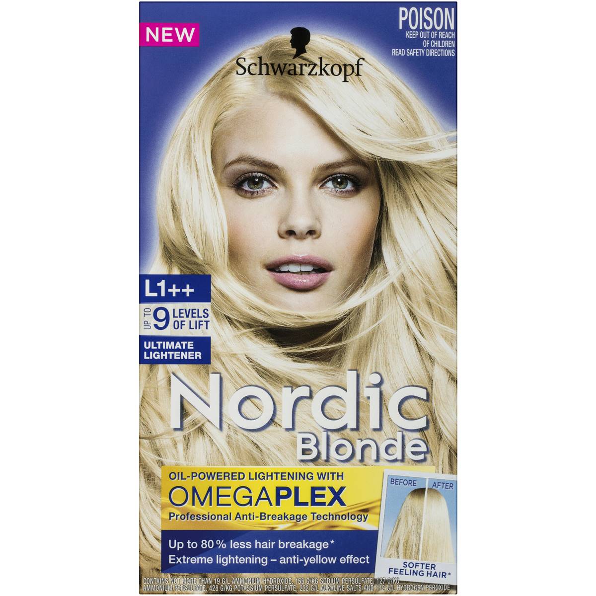 Schwarzkopf Nordic Blonde L Ultimate Lightener Each Woolworths