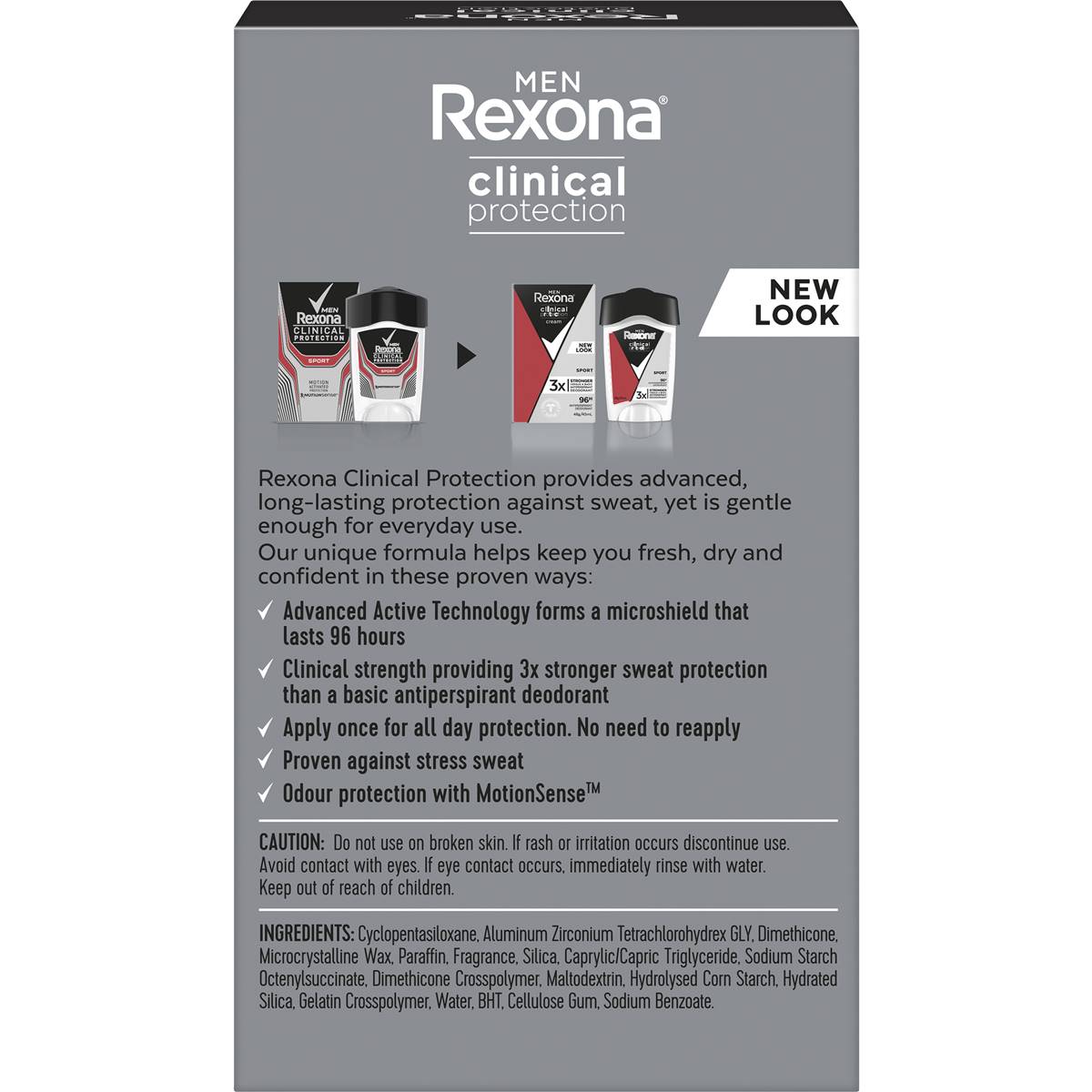 Rexona For Men Clinical Protection Antiperspirant Deodorant Sport 45ml