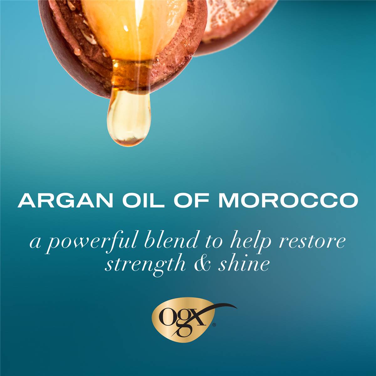 Ogx Argan Oil Shampoo For Dry Damaged Hair 385ml Woolworths