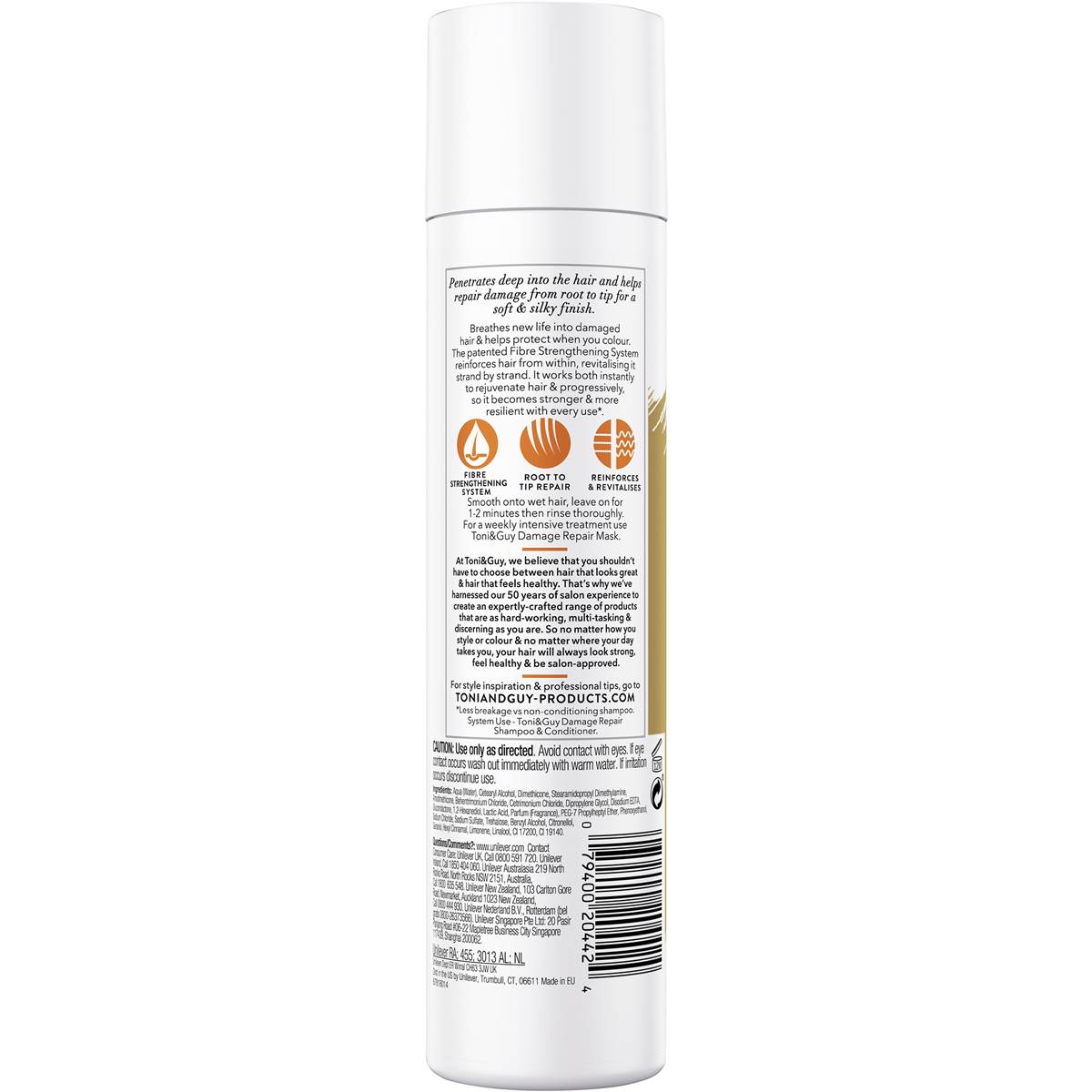 Toni Guy Damage Repair Conditioner For Damaged Hair Ml Woolworths