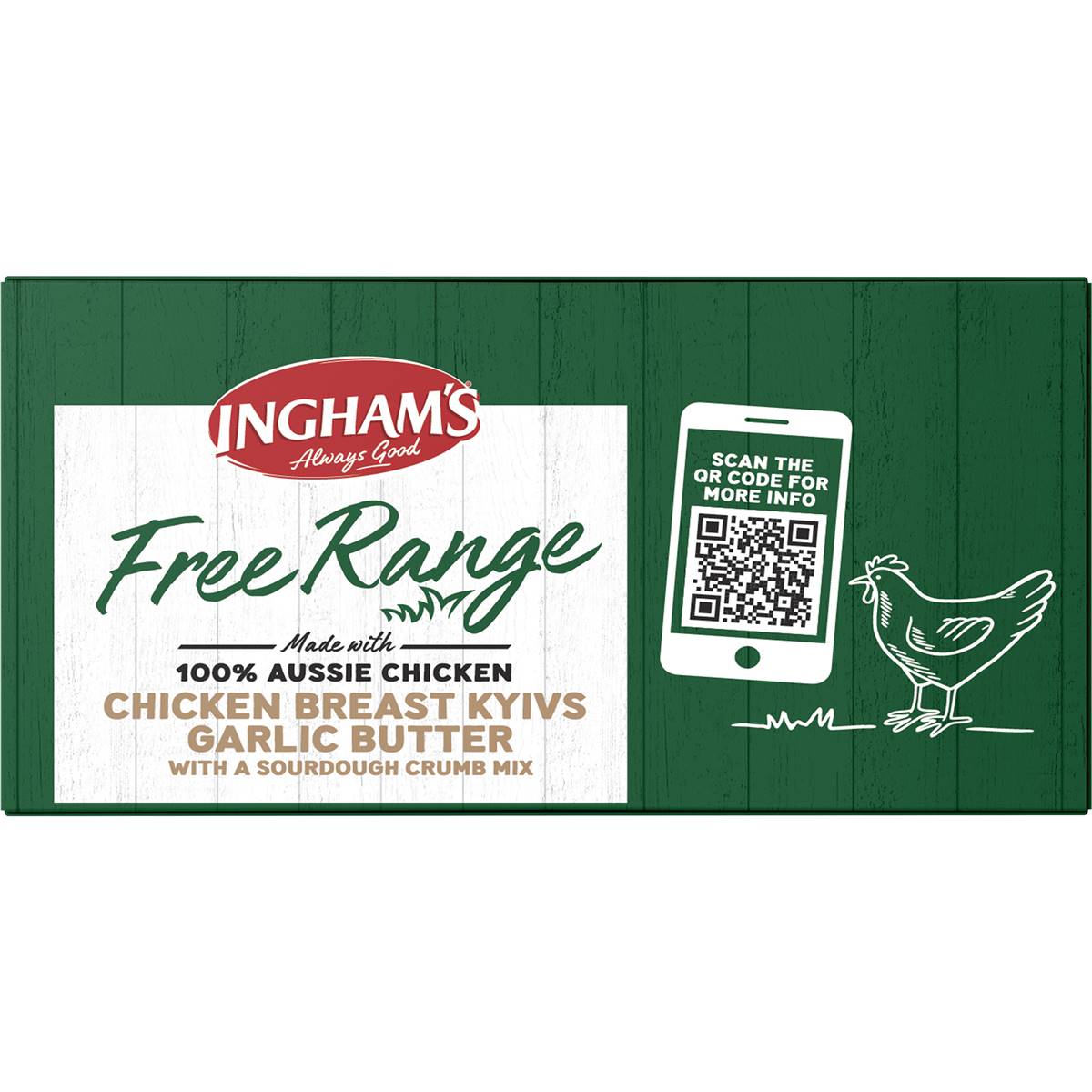 Ingham S Free Range Chicken Breast Kyivs Garlic Butter G Woolworths