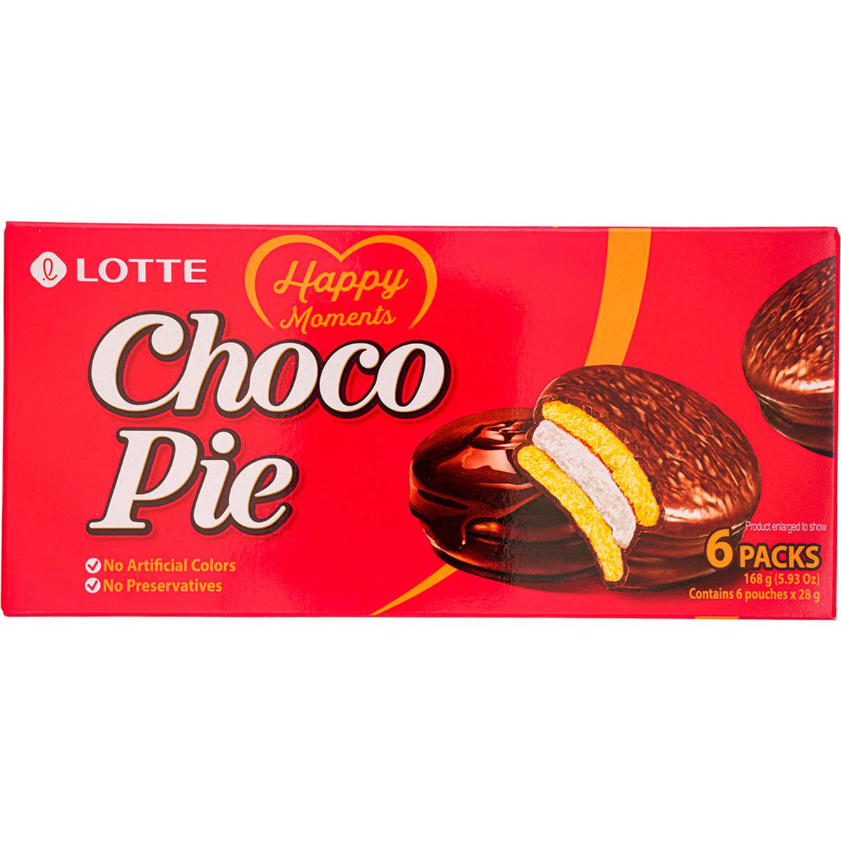 Lotte Choco Pie 6 Pack Woolworths